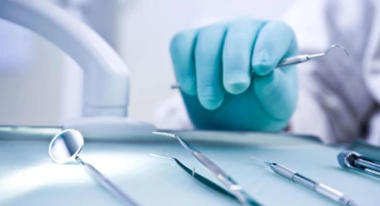 pictured is a surgical instrument for dental treatment and tooth extraction