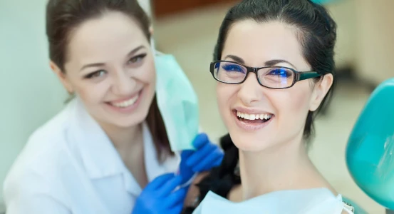 dental treatment for a girl in Cherkassy at Bagita Clinic without pain