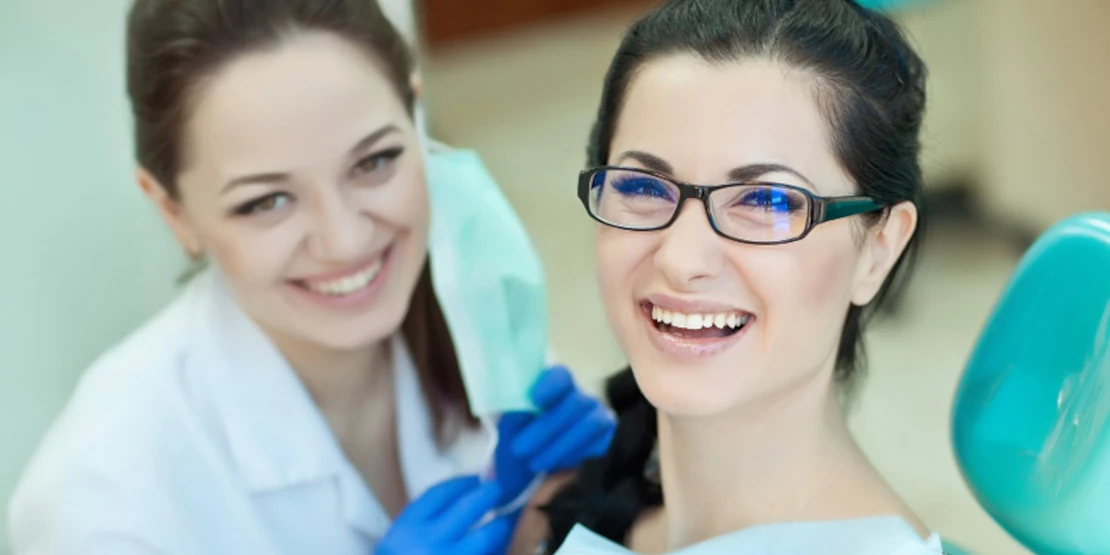 dental treatment for a girl in Cherkassy at Bagita Clinic without pain