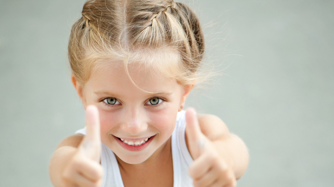 photo is a child patient of Bagita Dental Clinic after dental treatment in Cherkassy