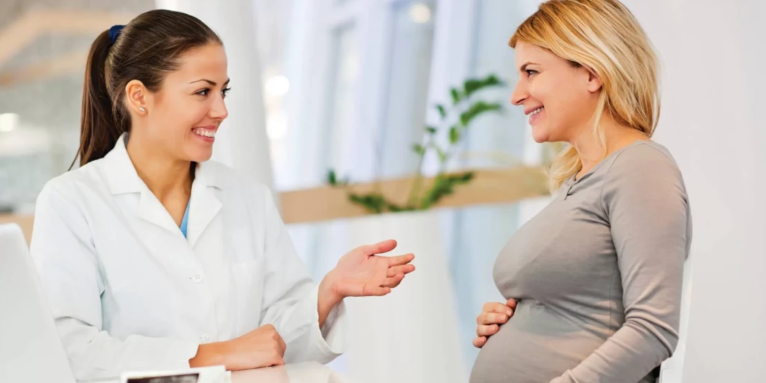 photo consultation of a pregnant girl at Bagita dentist in Cherkassy