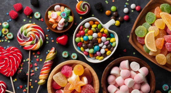 photo of tooth-damaging sweets