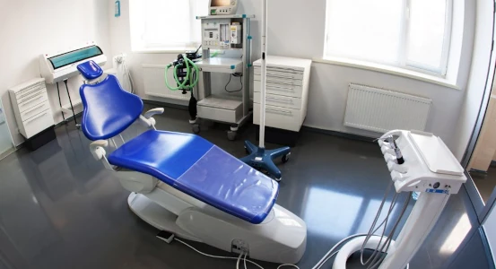 on the photo the dental office for dental treatment of children under general anesthesia in Bagita Clinic