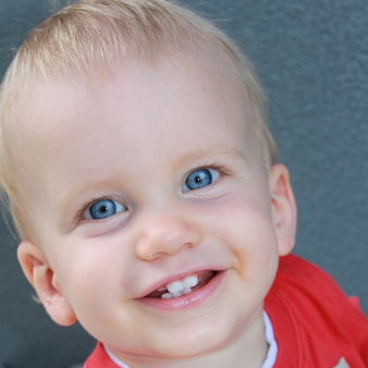 photo of a smiling child