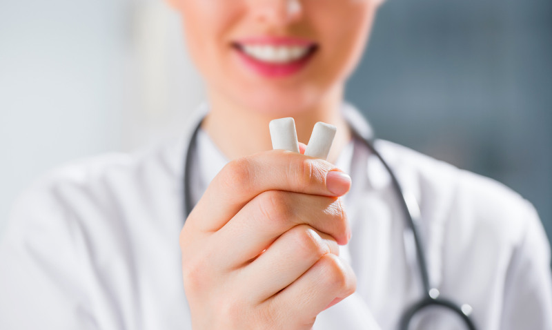 photo chewing gum for teeth benefit or harm advice from the dentist of Bagita Clinic in Cherkassy